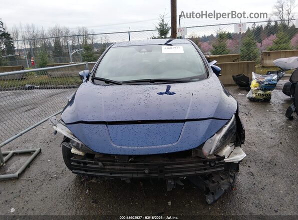 1N4AZ1CP7LC302452 2020 NISSAN LEAF Blue Widok wnętrza z tyłu