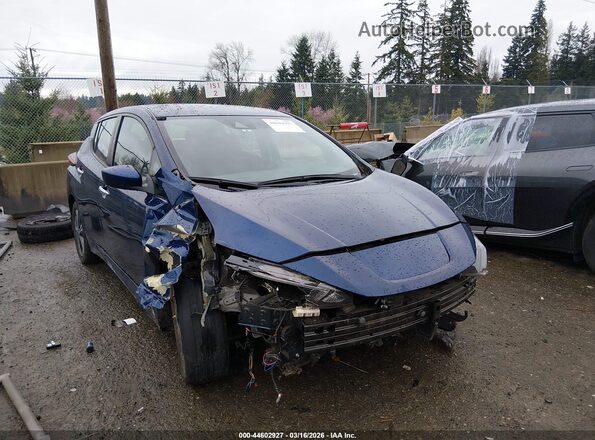 1N4AZ1CP7LC302452 2020 NISSAN LEAF Blue Widok z przodu