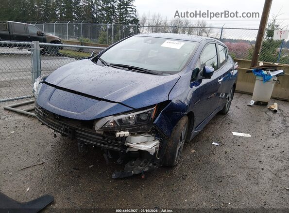 1N4AZ1CP7LC302452 2020 NISSAN LEAF Blue Przód lewy
