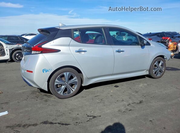 1N4AZ1CP7LC307585 2020 NISSAN LEAF Silver Trasero derecho