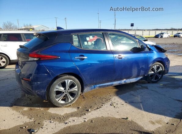 1N4AZ1CPXLC311419 2020 NISSAN LEAF Синий Задняя правая четверть