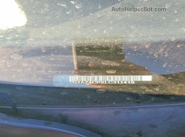 1N4AZ1CPXLC311419 2020 NISSAN LEAF Синий Вид подкапотного пространства