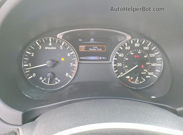 1N4BL3AP4GC138930 2016 NISSAN ALTIMA Charcoal Vista del cuadro de instrumentos