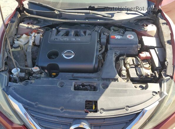 1N4BL3AP5GC139505 2016 NISSAN ALTIMA Maroon Widok wnętrza z tyłu