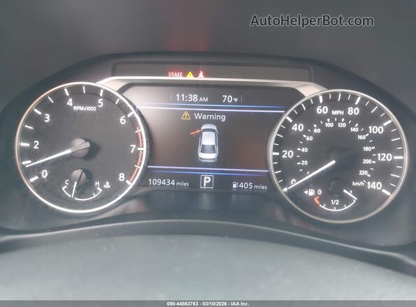 1N4BL4BV0LC159478 2020 NISSAN ALTIMA White Widok tylnych siedzeń
