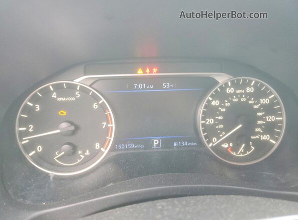 1N4BL4BV2KC109552 2019 NISSAN ALTIMA Gray Вид щитка приладів