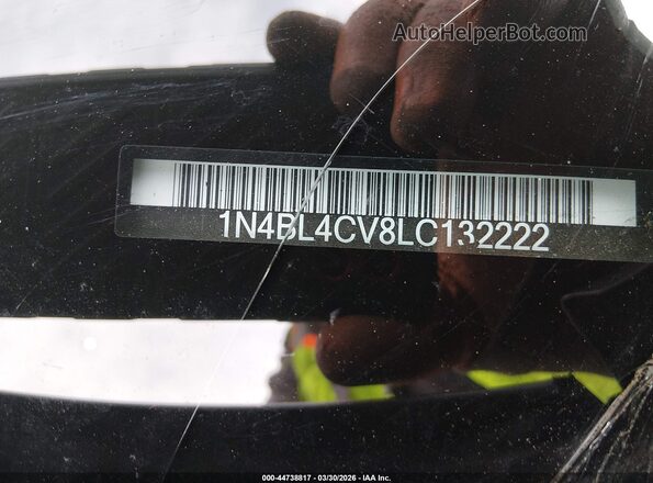 1N4BL4CV8LC132222 2020 NISSAN ALTIMA Серебряный Вид подкапотного пространства