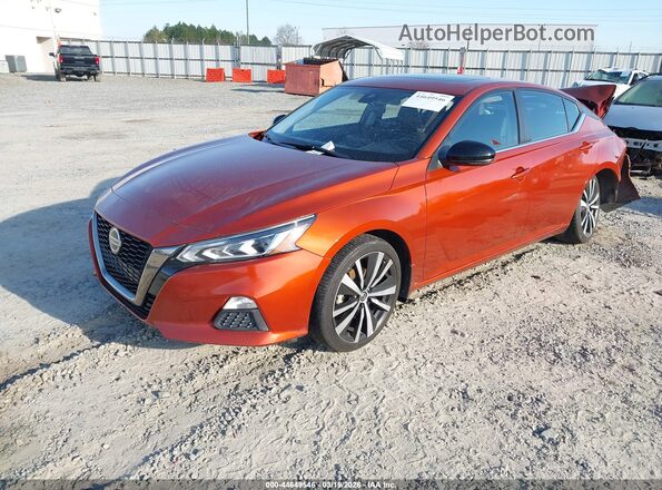 1N4BL4CV8MN390195 2021 NISSAN ALTIMA Оранжевый Передняя левая четверть