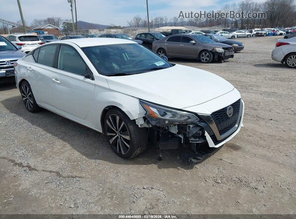 1N4BL4CVXKC257057 2019 NISSAN ALTIMA Белый Передняя правая четверть
