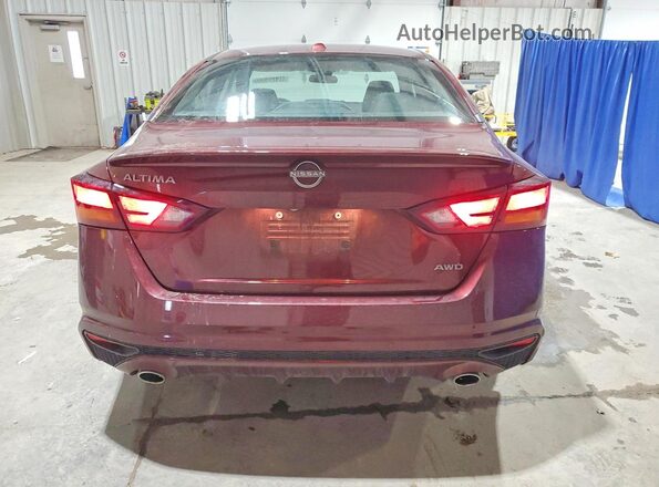 1N4BL4DW8SN375720 2025 NISSAN ALTIMA Темно-бордовый Вид сзади