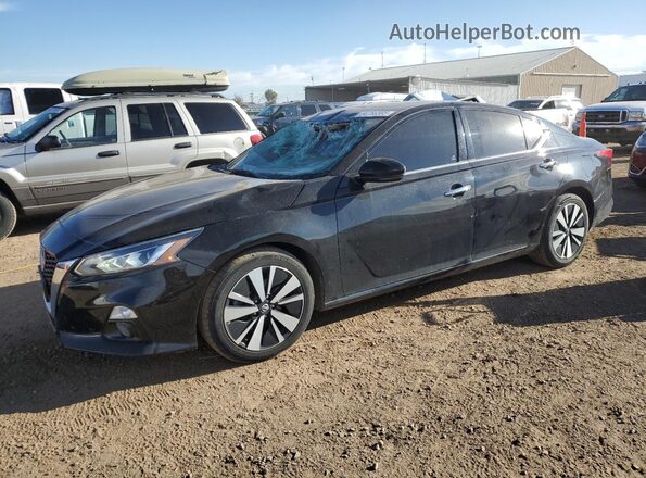 1N4BL4EV8KC237144 2019 NISSAN ALTIMA Black წინა მარცხენა ხედი სამი მეოთხედიდან