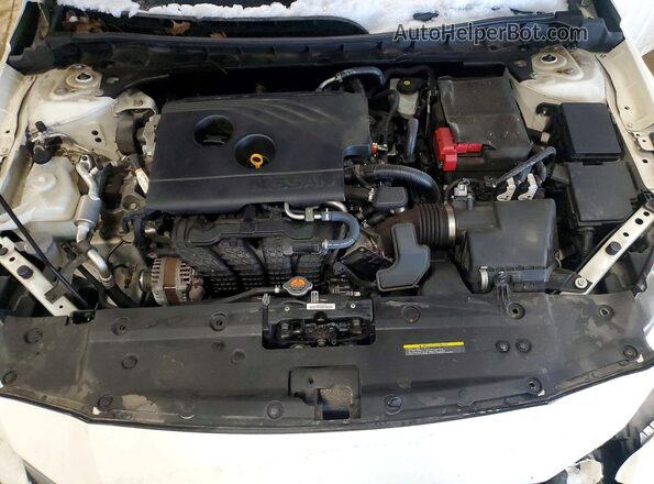 1N4BL4EWXKC197075 2019 NISSAN ALTIMA Белый Вид задней части салона