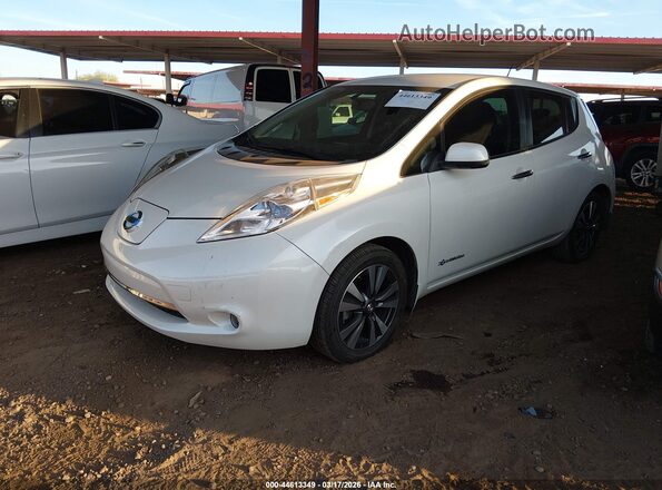 1N4BZ0CP1GC308235 2016 NISSAN LEAF Белый Передняя левая четверть