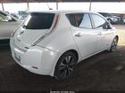 2016 Nissan Leaf Sl Белый vin: 1N4BZ0CP1GC308235