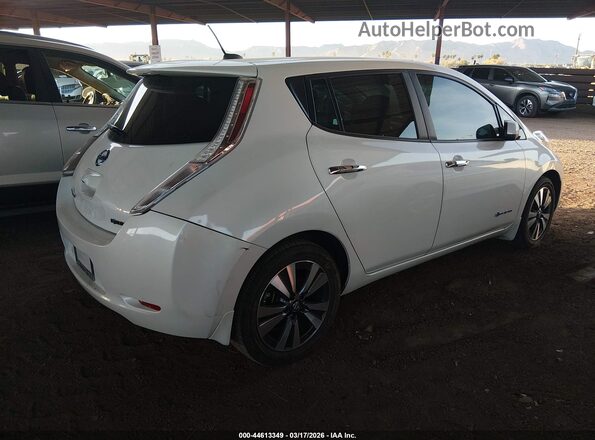 1N4BZ0CP1GC308235 2016 NISSAN LEAF Белый Задняя правая четверть