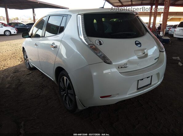 1N4BZ0CP1GC308235 2016 NISSAN LEAF Белый Задняя левая четверть