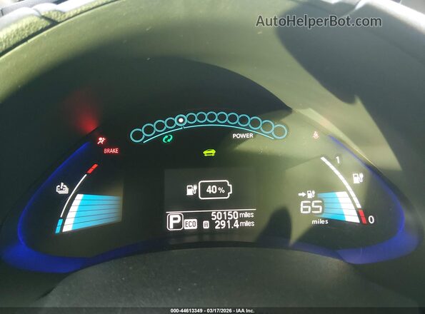 1N4BZ0CP1GC308235 2016 NISSAN LEAF Белый Панорамный вид салона 360°