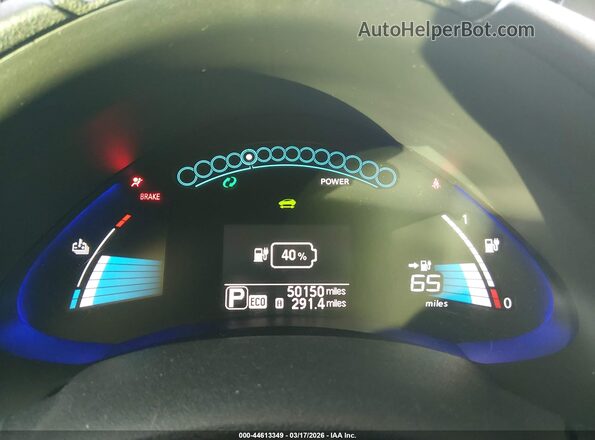 1N4BZ0CP1GC308235 2016 NISSAN LEAF Белый Вид задних сидений