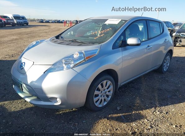 1N4BZ0CP2HC302011 2017 NISSAN LEAF Gray Front left