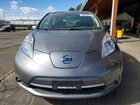 2017 Nissan Leaf S Серый vin: 1N4BZ0CP3HC307363