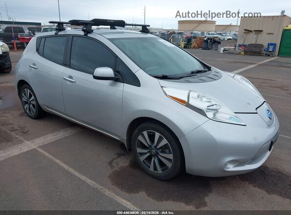 1N4BZ0CP4HC301992 2017 NISSAN LEAF Silver Передня права чверть
