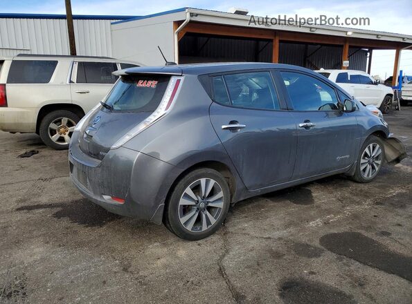 1N4BZ0CP4HC307310 2017 NISSAN LEAF Gray Trasero derecho