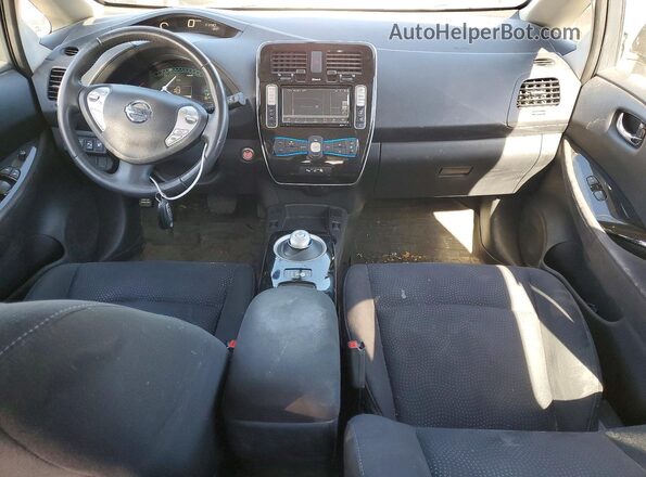 1N4BZ0CP4HC307310 2017 NISSAN LEAF Gray Vista del salpicadero