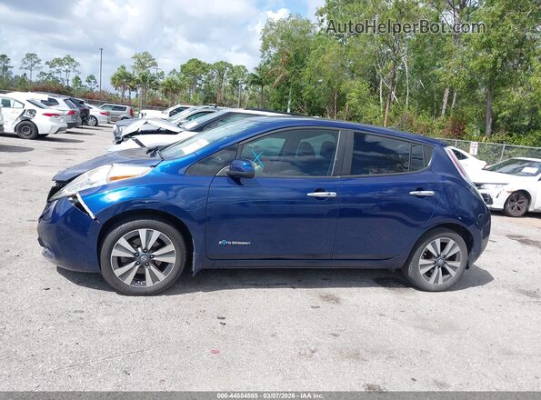 1N4BZ0CP5HC304710 2017 NISSAN LEAF Синий Панорамный вид салона 360°