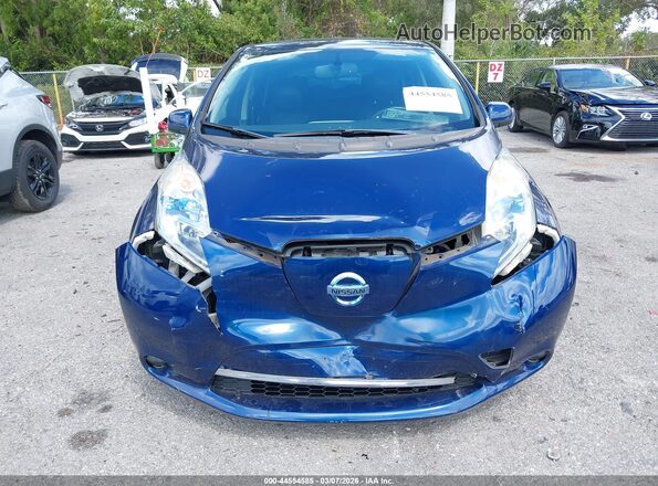 1N4BZ0CP5HC304710 2017 NISSAN LEAF Синий Вид спереди