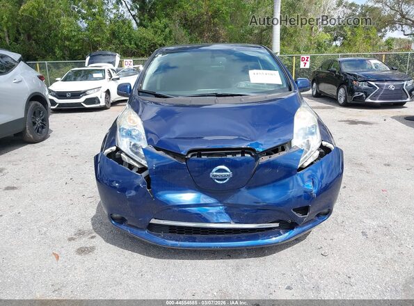1N4BZ0CP5HC304710 2017 NISSAN LEAF Синий Вид щитка приборов