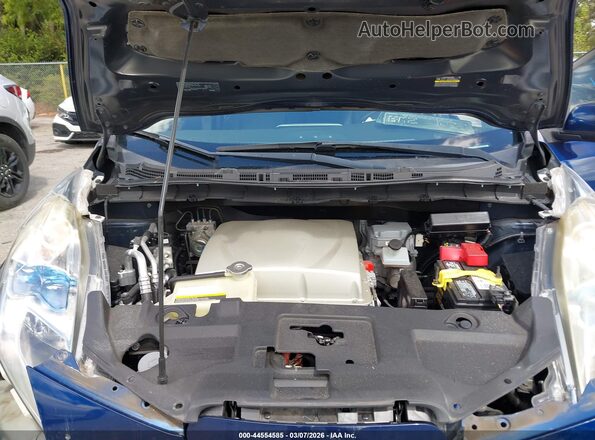 1N4BZ0CP5HC304710 2017 NISSAN LEAF Синий Вид сзади