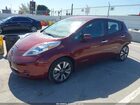 2017 Nissan Leaf Sl Бордовый vin: 1N4BZ0CP5HC307963