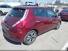 2017 Nissan Leaf Sl Бордовый vin: 1N4BZ0CP5HC307963