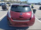 2017 Nissan Leaf Sl Бордовый vin: 1N4BZ0CP5HC307963