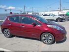 2017 Nissan Leaf Sl Бордовый vin: 1N4BZ0CP5HC307963