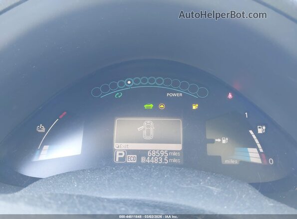 1N4BZ0CP6HC301427 2017 NISSAN LEAF Blue Vista de los asientos traseros