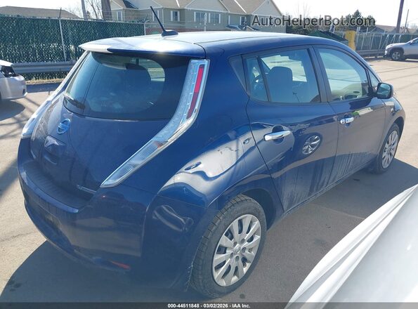 1N4BZ0CP6HC301427 2017 NISSAN LEAF Blue Trasero derecho