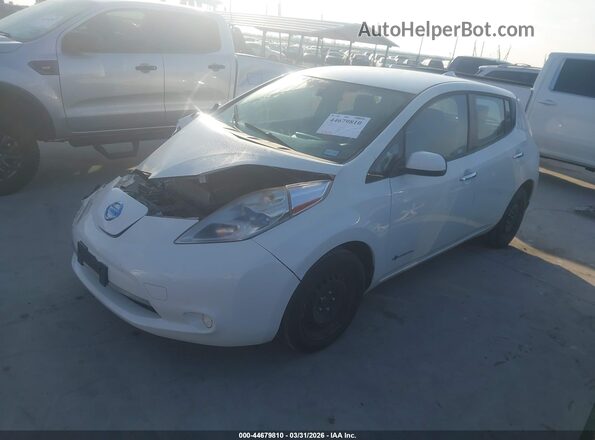 1N4BZ0CP9HC305407 2017 NISSAN LEAF Белый Передняя левая четверть