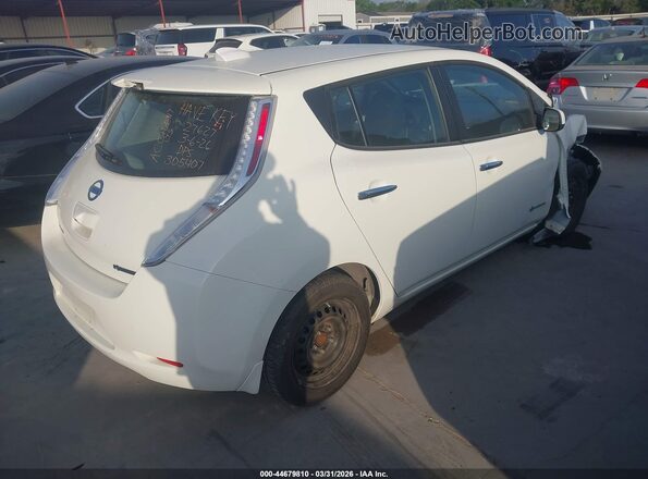 1N4BZ0CP9HC305407 2017 NISSAN LEAF Белый Задняя правая четверть