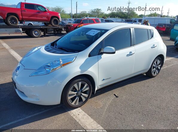 1N4BZ0CPXHC304055 2017 NISSAN LEAF White Передня ліва чверть