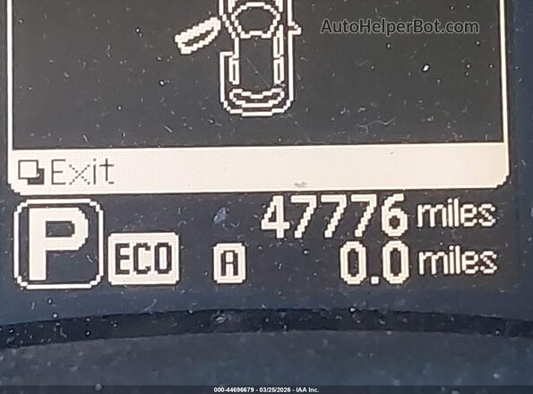 1N4BZ0CPXHC304055 2017 NISSAN LEAF White Вид щитка приладів