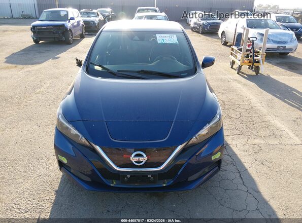 1N4BZ1BV4MC556819 2021 NISSAN LEAF Dark Blue Вид панели приборов