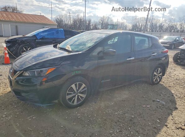 1N4BZ1CP0KC320911 2019 NISSAN LEAF Black Vista tres cuartos delantera izquierda