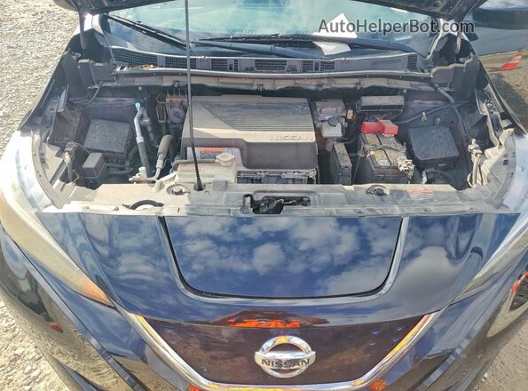 1N4BZ1CP0KC320911 2019 NISSAN LEAF Black Vista del compartimento del motor