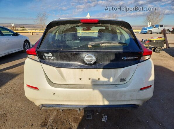 1N4BZ1CP2KC310283 2019 NISSAN LEAF White Widok z tyłu