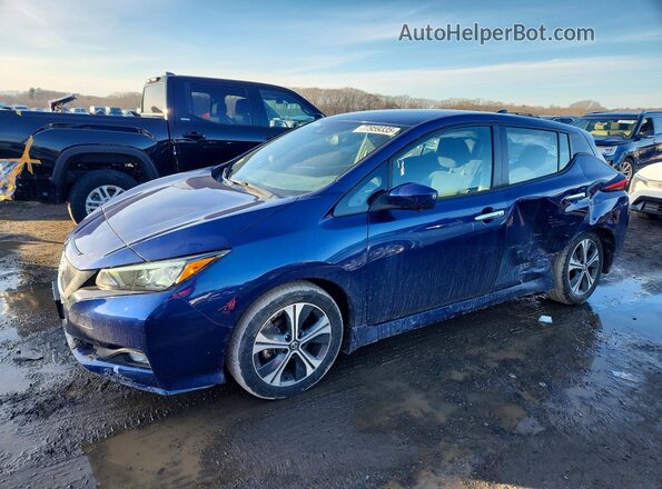 1N4BZ1CP2LC311449 2020 NISSAN LEAF Blue Առջևի ձախ երեք քառորդ տեսարան