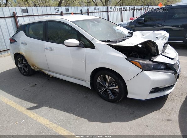 1N4BZ1CP6LC311552 2020 NISSAN LEAF White Delantero derecho
