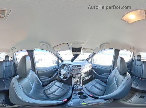 1N4BZ1CP9KC308501 2019 NISSAN LEAF Silver 