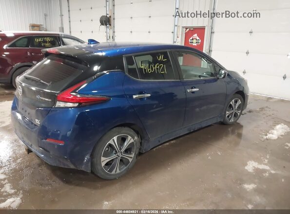 1N4BZ1CV3MC553473 2021 NISSAN LEAF Blue Rear right