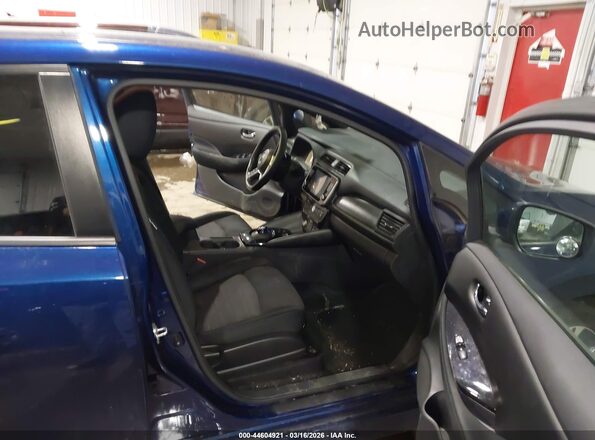 1N4BZ1CV3MC553473 2021 NISSAN LEAF Blue Front interior view